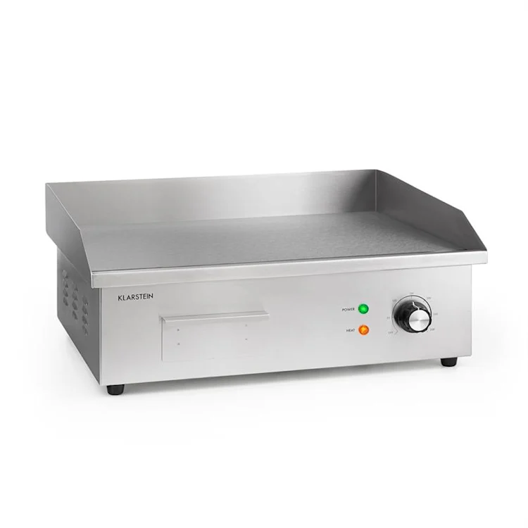 گریل برقی حرفه‌ ای کلارشتاین آلمان مدل klarstein Grillmeile 3000G - توان 3000 وات با سطح پخت استیل ضد زنگ